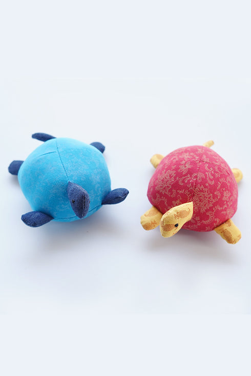 Upcycled Turtle  Soft Toy